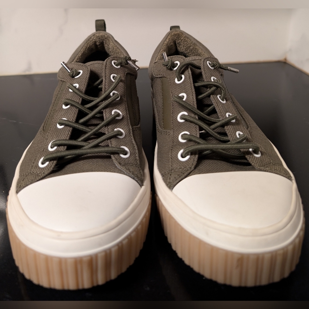 Michael Kors Oscar Lace-Up Platform Sneakers Size 9M MSRP $145 - Picture 3 of 11